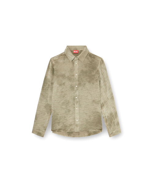 DIESEL(ディーゼル)の「メンズ シャツ S-KISSY-HNBW(シャツ/ブラウス・メンズ・ベージュ系その他・48/46/50)」の2枚目の写真