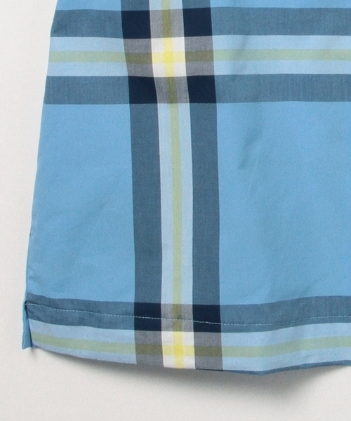 BEAMS BOY(ビームスボーイ)の「BEAMS BOY / ボーイ ビッグタータンチェック 半袖シャツ(シャツ/ブラウス・レディース・ナチュラル/サックスブルー/ネイビー・ONE SIZE)」の19枚目の写真