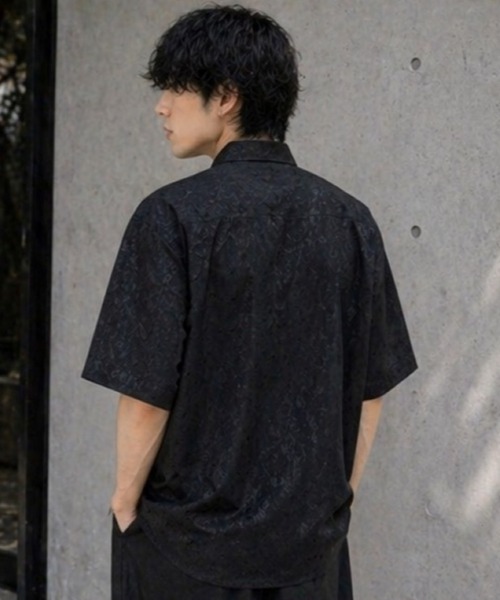 VIBGYOR(ヴィブジョー)の「【Bls】 【ZM】【Bling Leads】フックデザイン チャイナドレスシャツ(BL)(シャツ/ブラウス・メンズ・ブラック/ホワイト・LARGE/MEDIUM)」の17枚目の写真