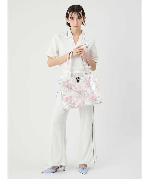 LILY BROWN(リリーブラウン)の「【LILY BROWN×ANNA SUI】バリエーショントートバッグ(トートバッグ・レディース・ブルー/アイボリー/パープル・F)」の15枚目の写真