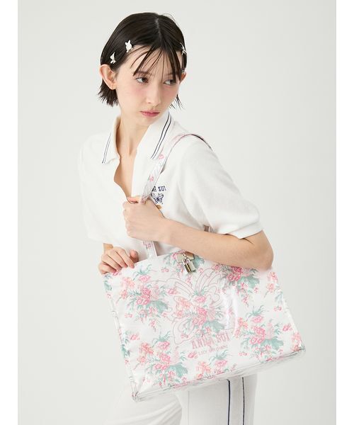 LILY BROWN(リリーブラウン)の「【LILY BROWN×ANNA SUI】バリエーショントートバッグ(トートバッグ・レディース・ブルー/アイボリー/パープル・F)」の21枚目の写真