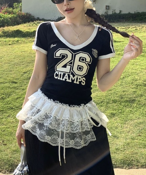 Ritzy(リッツィー)の「花柄レース フリルペチコート(スカート・レディース・C/A/B・FREE)」の6枚目の写真