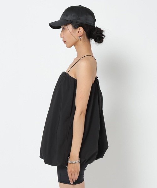 HEREIAM（ヘレイアム）の「着丈調整可能!【HEREIAM】撥水&軽量&接触冷感&UVカット/撥水Comfyキャミソール（キャミソール・レディース・ブラック/ライトピンク・FREE）」の7枚目の写真