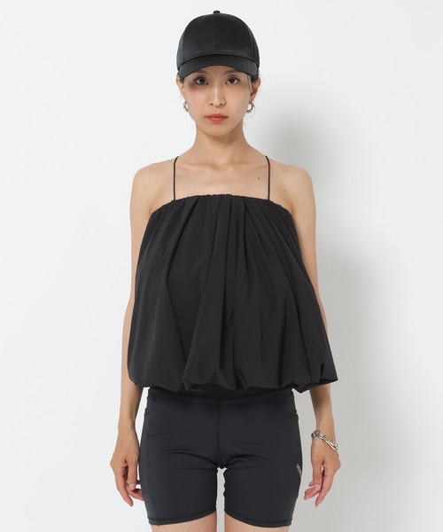 HEREIAM（ヘレイアム）の「着丈調整可能!【HEREIAM】撥水&軽量&接触冷感&UVカット/撥水Comfyキャミソール（キャミソール・レディース・ブラック/ライトピンク・FREE）」の9枚目の写真