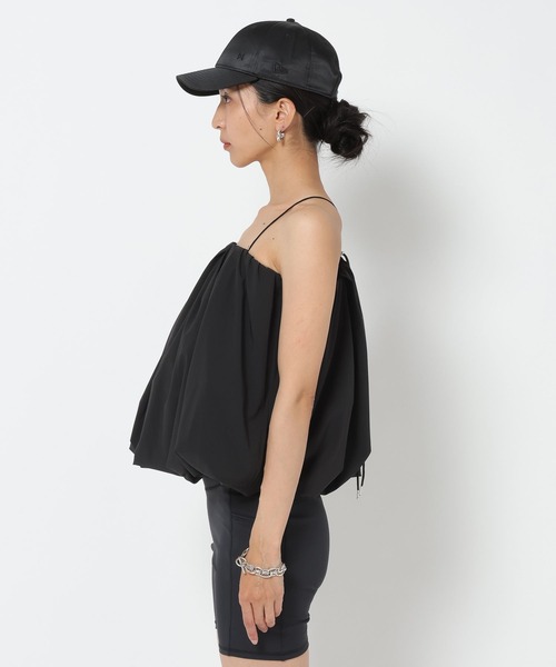 HEREIAM（ヘレイアム）の「着丈調整可能!【HEREIAM】撥水&軽量&接触冷感&UVカット/撥水Comfyキャミソール（キャミソール・レディース・ブラック/ライトピンク・FREE）」の10枚目の写真