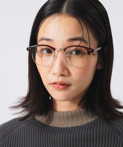 BEAMS BOY(ビームスボーイ)の「ブロー型 レンズ メガネ(メガネ・レディース・ブラウン/その他・ONE SIZE)」の1枚目の写真