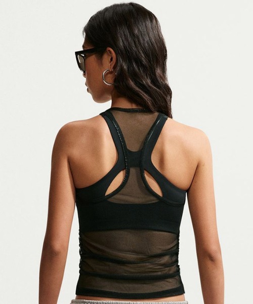 NIKE(ナイキ)の「NIKE AS W NK STREET GFX SHEER TANK / ナイキ ウィメンズ ストリート GFX シアー タンク 【SP】(タンクトップ・レディース・ホワイト/ブラック・S/M/L)」の10枚目の写真
