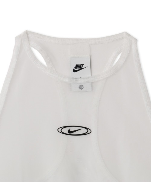 NIKE(ナイキ)の「NIKE AS W NK STREET GFX SHEER TANK / ナイキ ウィメンズ ストリート GFX シアー タンク 【SP】(タンクトップ・レディース・ホワイト/ブラック・S/M/L)」の12枚目の写真