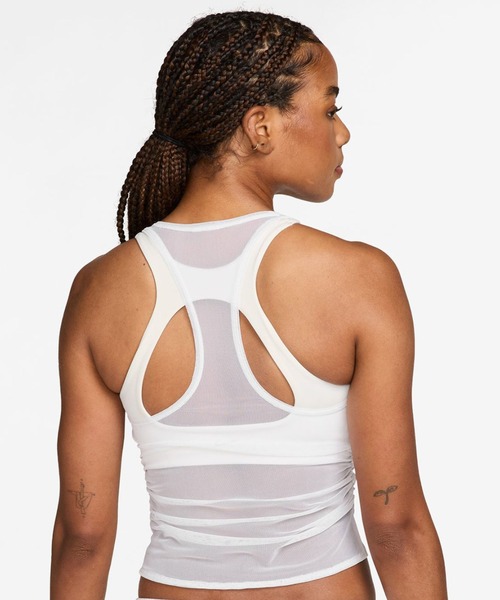 NIKE(ナイキ)の「NIKE AS W NK STREET GFX SHEER TANK / ナイキ ウィメンズ ストリート GFX シアー タンク 【SP】(タンクトップ・レディース・ホワイト/ブラック・S/M/L)」の16枚目の写真