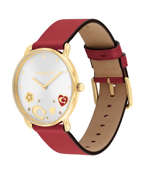 COACH(コーチ)の「【COACH】コーチ ELLIOT SIWH G レディース ウォッチ(アナログ腕時計・レディース・レッド・FREE)」の2枚目の写真