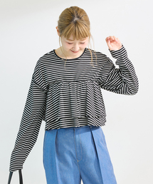 《追加2》《2点セット》【WEB限定】フリルビスチェレイヤードロンTEE