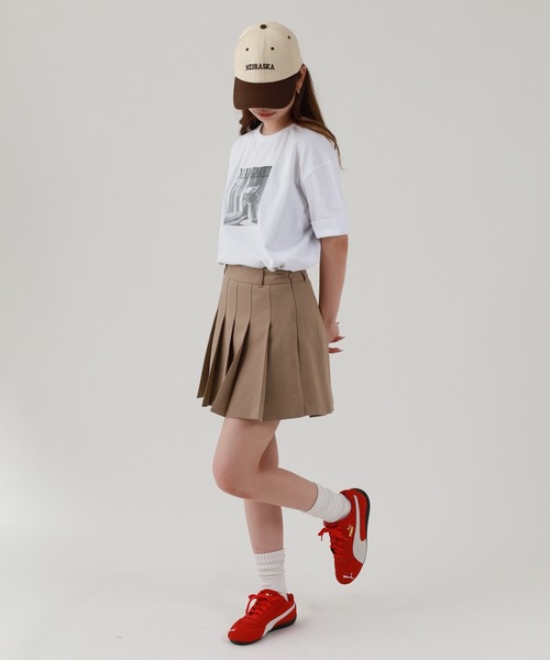 Arinomama（アリノママ）の「16s空紡糸天竺 220g/㎡ グラフィックフォトTシャツ 半袖（Tシャツ/カットソー・レディース・ブラック/オフホワイト/杢グレー/カーキ・FREE）」の11枚目の写真