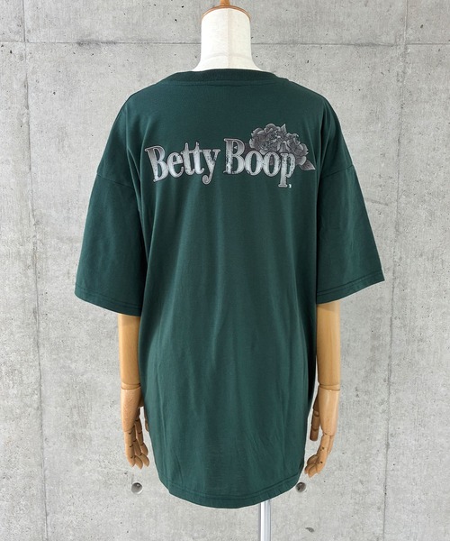 GLAMOROUS JANE(グラマラスジェーン)の「BETTY BOOPモノトーンフラワープリントTシャツ(Tシャツ/カットソー・レディース・モスグリーン/ブラック/オフホワイト・FREE)」の15枚目の写真