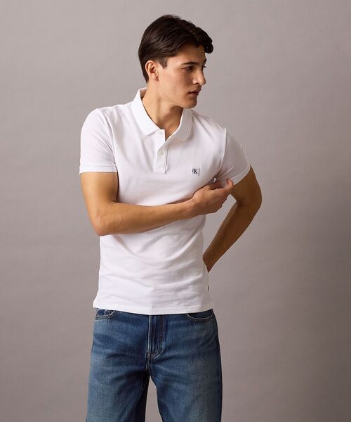 Поло — Slim Monogram Badge Polo Shirt
