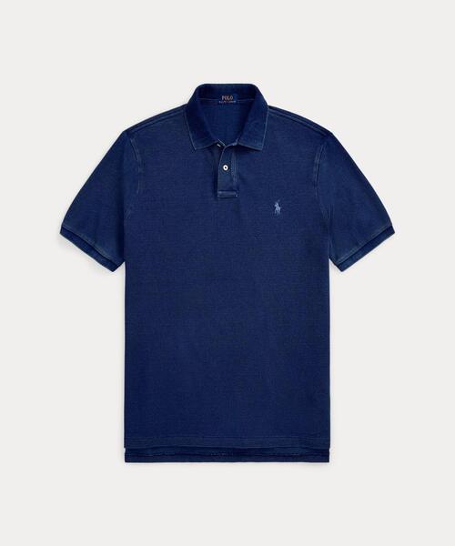 POLO RALPH LAUREN（ポロ ラルフ ローレン）の「クラシック フィット インディゴ メッシュ ポロシャツ（ポロシャツ・メンズ・ブルー・S/M/L/XL/XS/XXL）」の8枚目の写真