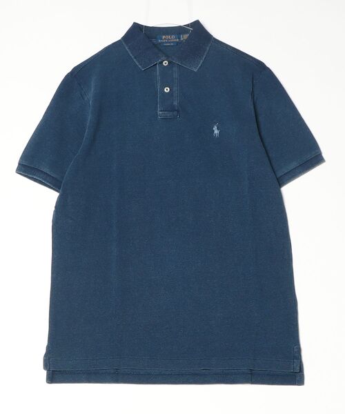 POLO RALPH LAUREN（ポロ ラルフ ローレン）の「クラシック フィット インディゴ メッシュ ポロシャツ（ポロシャツ・メンズ・ブルー・S/M/L/XL/XS/XXL）」の3枚目の写真