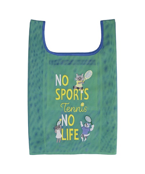 NO SPORTS NO LIFE(ノースポーツノーライフ)の「【NO SPORTS NO LIFE】メッシュバッグ(トートバッグ・レディース・スカイブルー/ネイビー/カーキ/ピーコックグリーン系/グレー/黄土色系/ダルブルー系/ライラック・FREE)」の7枚目の写真