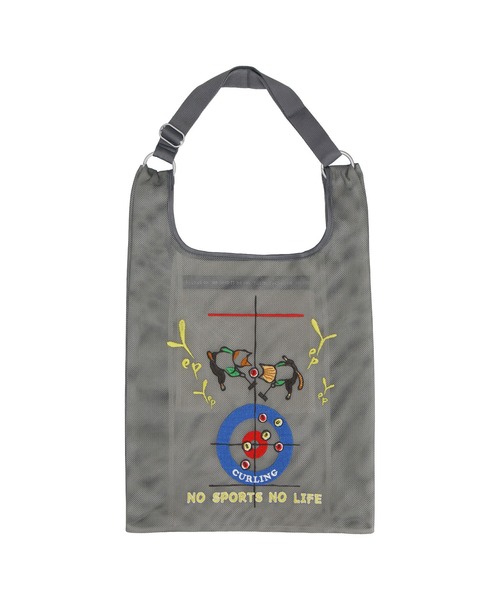 NO SPORTS NO LIFE(ノースポーツノーライフ)の「【NO SPORTS NO LIFE】メッシュバッグ(トートバッグ・レディース・スカイブルー/ネイビー/カーキ/ピーコックグリーン系/グレー/黄土色系/ダルブルー系/ライラック・FREE)」の13枚目の写真