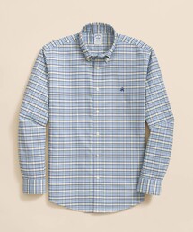 ストレッチオックスフォード　GFロゴ　シーズナルパターン　カジュアルシャツ　Regular Fit
