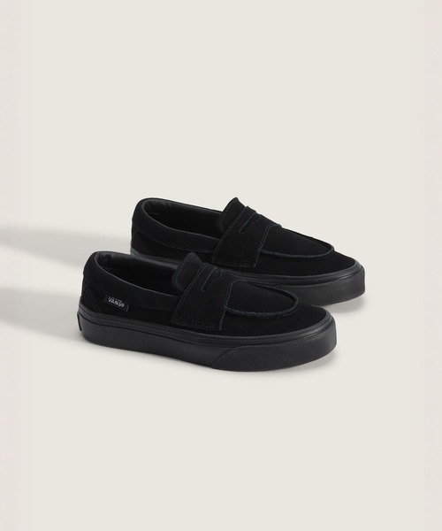 VANS(バンズ)の「キッズ ローファー 53 / Loafer 53 BLACK/BLACK VN000Z7JBKA1(ローファー・キッズ・ブラック・1/2/11/3/12/13)」の2枚目の写真