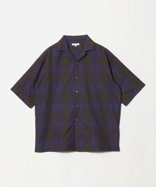 A DAY IN THE LIFE UNITED ARROWS(アデイインザライフユナイテッドアローズ)の「オンブレチェック ワイド オープンカラーシャツ<A DAY IN THE LIFE>(シャツ/ブラウス・メンズ・ブラック/ベージュ・L/M)」の12枚目の写真
