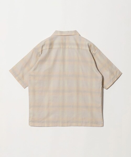 A DAY IN THE LIFE UNITED ARROWS(アデイインザライフユナイテッドアローズ)の「オンブレチェック ワイド オープンカラーシャツ<A DAY IN THE LIFE>(シャツ/ブラウス・メンズ・ブラック/ベージュ・L/M)」の16枚目の写真
