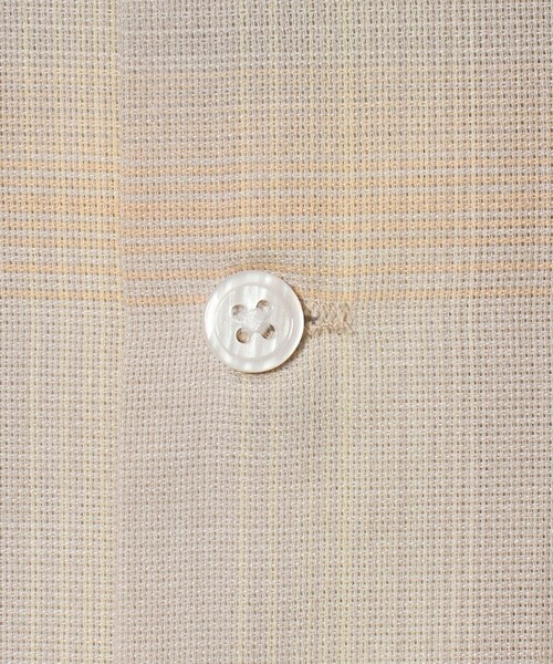 A DAY IN THE LIFE UNITED ARROWS(アデイインザライフユナイテッドアローズ)の「オンブレチェック ワイド オープンカラーシャツ<A DAY IN THE LIFE>(シャツ/ブラウス・メンズ・ブラック/ベージュ・L/M)」の20枚目の写真