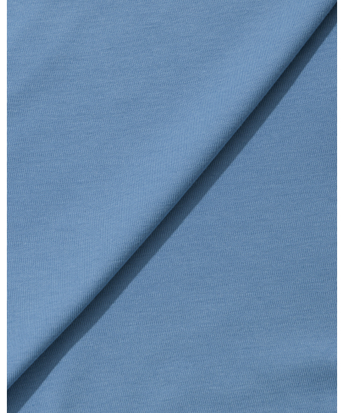 MOAA(モア)の「サイドシェアリングVネックキャップスリーブTシャツ(Tシャツ/カットソー・レディース・タン/スカイブルー/ブラック/ホワイト・MEDIUM/SMALL)」の5枚目の写真