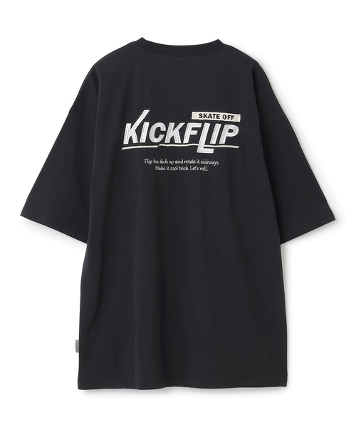 and D. petit main(アンドディープティマイン)の「【親子リンク】DADバックロゴ刺しゅうビック半袖Tシャツ(Tシャツ/カットソー・レディース・ホワイト/ブラック・F)」の5枚目の写真
