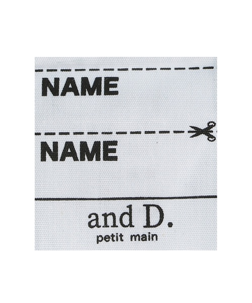 and D. petit main(アンドディープティマイン)の「【親子リンク】DADバックロゴ刺しゅうビック半袖Tシャツ(Tシャツ/カットソー・レディース・ホワイト/ブラック・F)」の14枚目の写真