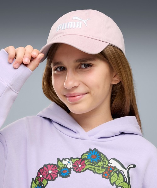 PUMA(プーマ)の「PUMA プーマ キッズ ESS NO1 ロゴ BB キャップ(キャップ・キッズ・ブルー系その他/ピンクベージュ・M/S)」の2枚目の写真