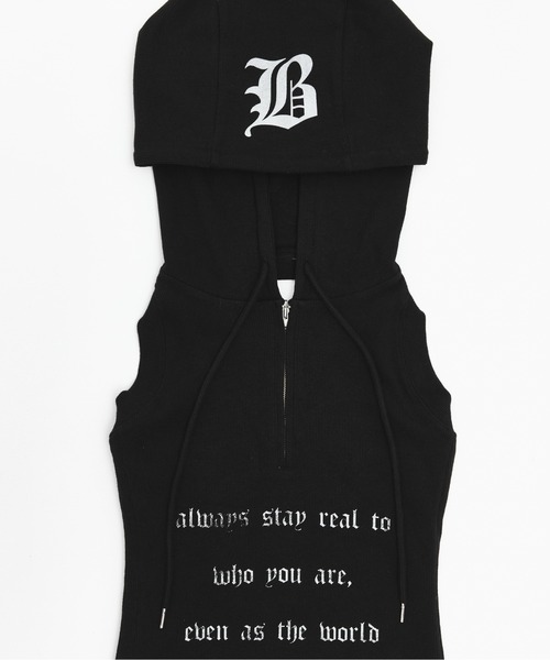 BEEDEN（ビーデン）の「LOGO ZIP HOLTER DRESS（ワンピース・レディース・カモフラージュ/ブラック・FREE）」の10枚目の写真
