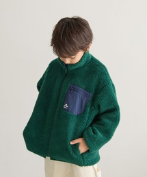 BAYFLOW（ベイフロー）の「[選べる無地2色＆柄2色]EVERY ボアブルゾン[110~150cm](KIDS)（ブルゾン）」