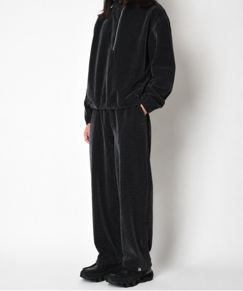 SUPERTHANKS(スーパーサンクス)の「無地ストレッチコーデュロイサイドタックバルーンパンツStretch corduroy Side-tuck balloon pants (*U1I)(その他パンツ・メンズ・ブラック/チャコールグレー・L/M/S)」の9枚目の写真