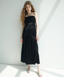 GATHER CUT DRESS/ギャザーカットドレス