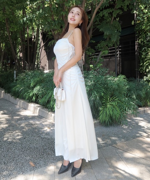 JOSE MOON(ジョゼムーン)の「GATHER CUT DRESS/ギャザーカットドレス(ワンピース・レディース・ブラック/ホワイト・36/38)」の5枚目の写真