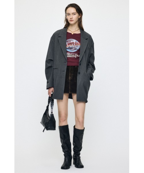 MOUSSY(マウジー)の「OVERSIZED ジャケット(その他アウター・レディース・グレー/ネイビー・FREE)」の5枚目の写真