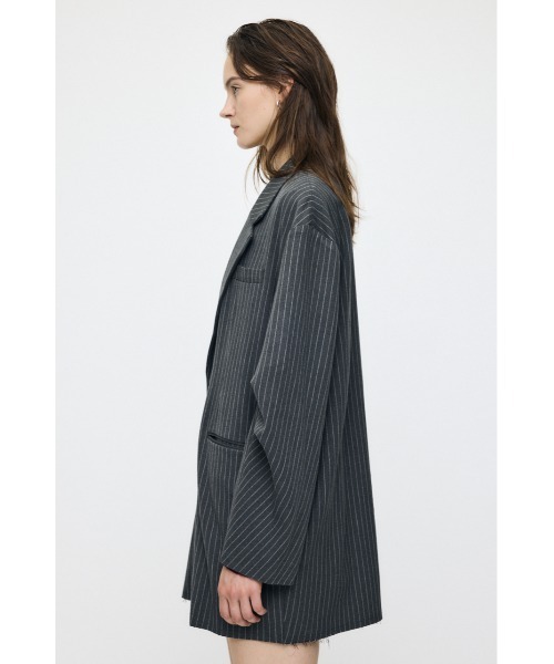 MOUSSY(マウジー)の「OVERSIZED ジャケット(その他アウター・レディース・グレー/ネイビー・FREE)」の8枚目の写真