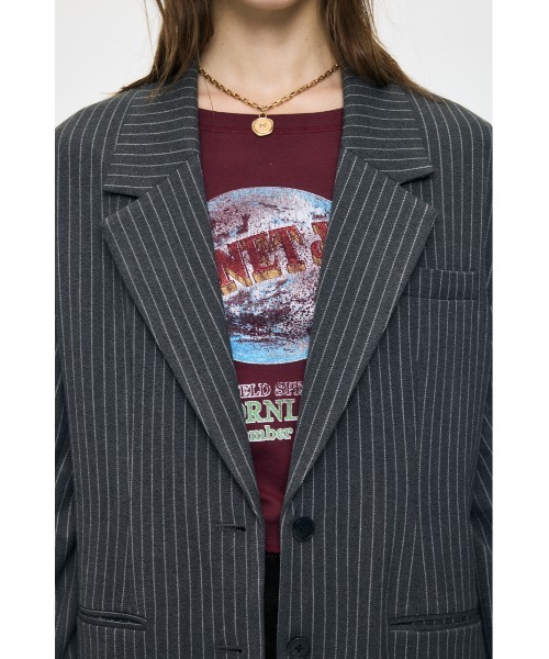 MOUSSY(マウジー)の「OVERSIZED ジャケット(その他アウター・レディース・グレー/ネイビー・FREE)」の10枚目の写真