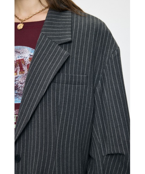 MOUSSY(マウジー)の「OVERSIZED ジャケット(その他アウター・レディース・グレー/ネイビー・FREE)」の11枚目の写真