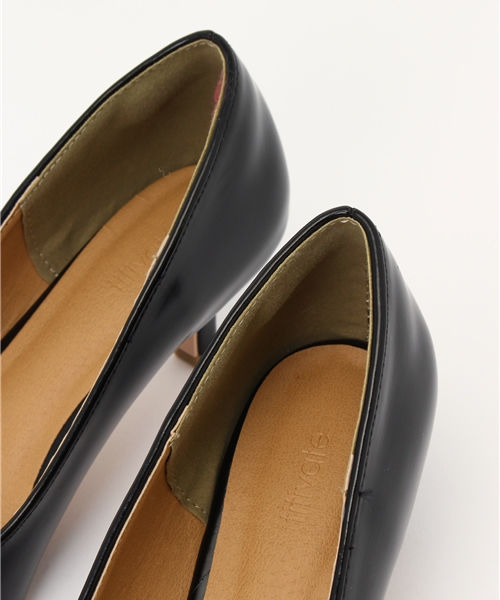 titivate（ティティベイト）の「5cmﾎﾟｲﾝﾃｯﾄﾞﾌﾗﾜｰｶｯﾄﾊﾟﾝﾌﾟｽ（パンプス・レディース・ホワイト/ライトグレー/ベージュ/ネイビー/ブラック・L/M/S/LL）」の10枚目の写真