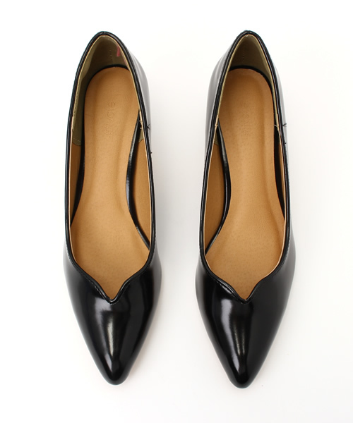 titivate（ティティベイト）の「5cmﾎﾟｲﾝﾃｯﾄﾞﾌﾗﾜｰｶｯﾄﾊﾟﾝﾌﾟｽ（パンプス・レディース・ホワイト/ライトグレー/ベージュ/ネイビー/ブラック・L/M/S/LL）」の12枚目の写真