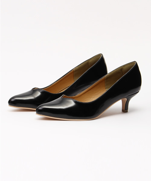 titivate（ティティベイト）の「5cmﾎﾟｲﾝﾃｯﾄﾞﾌﾗﾜｰｶｯﾄﾊﾟﾝﾌﾟｽ（パンプス・レディース・ホワイト/ライトグレー/ベージュ/ネイビー/ブラック・L/M/S/LL）」の8枚目の写真