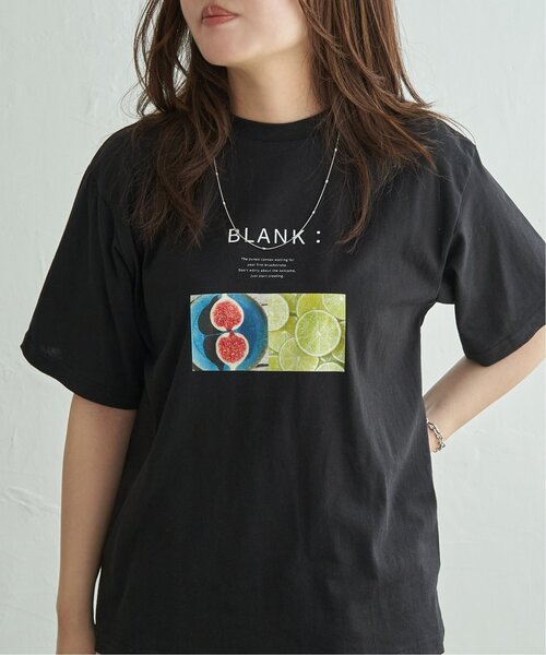 VENCEEXCHANGE（ヴァンスエクスチェンジ）の「【接触冷感／UVカット】天竺フルーツプリントTシャツ（Tシャツ/カットソー・レディース・その他2/その他1/オフホワイト・FREE）」の5枚目の写真
