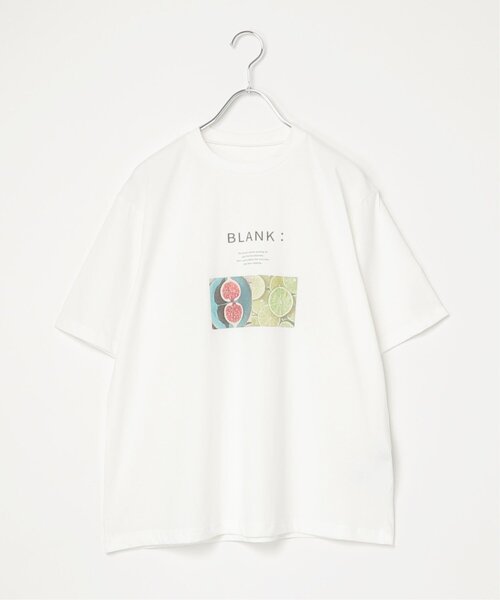 VENCEEXCHANGE（ヴァンスエクスチェンジ）の「【接触冷感／UVカット】天竺フルーツプリントTシャツ（Tシャツ/カットソー・レディース・その他2/その他1/オフホワイト・FREE）」の10枚目の写真