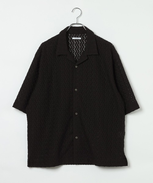 BAYFLOW（ベイフロー）の「カットジャガードシャツ（シャツ/ブラウス・メンズ・オフホワイト/ブラック・LARGE/MEDIUM）」の11枚目の写真