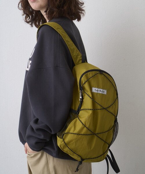 CIAOPANIC TYPY(チャオパニックティピー)の「リップストップナイロンドロストリュックサック(バックパック/リュック・レディース・グレー/ブラック/パープル/ネイビー/グリーン系・ONE SIZE)」の19枚目の写真