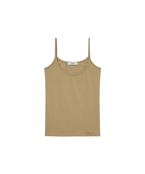 DEINET(ダイニット)の「DEINET BASIC SLEEVELESS IN BEIGE(Tシャツ/カットソー・レディース・その他・FREE)」の2枚目の写真