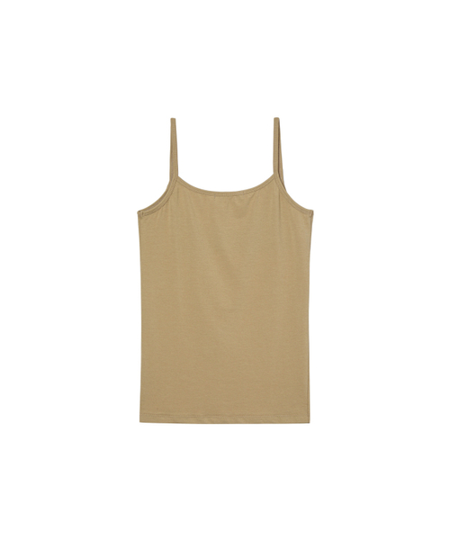 DEINET(ダイニット)の「DEINET BASIC SLEEVELESS IN BEIGE(Tシャツ/カットソー・レディース・その他・FREE)」の3枚目の写真