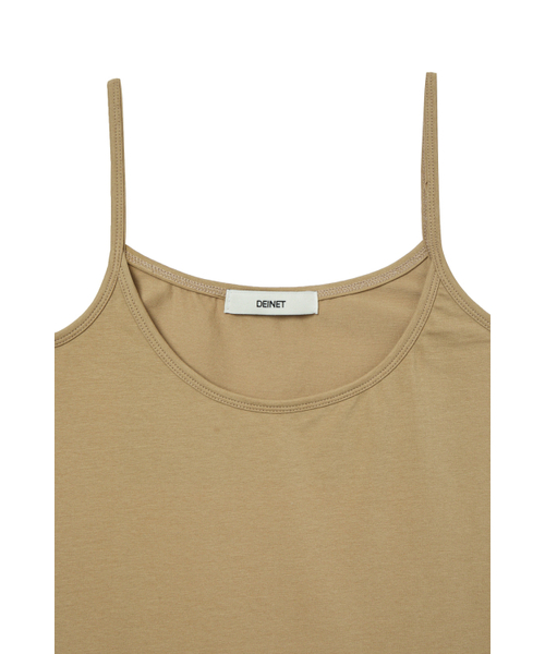DEINET(ダイニット)の「DEINET BASIC SLEEVELESS IN BEIGE(Tシャツ/カットソー・レディース・その他・FREE)」の4枚目の写真